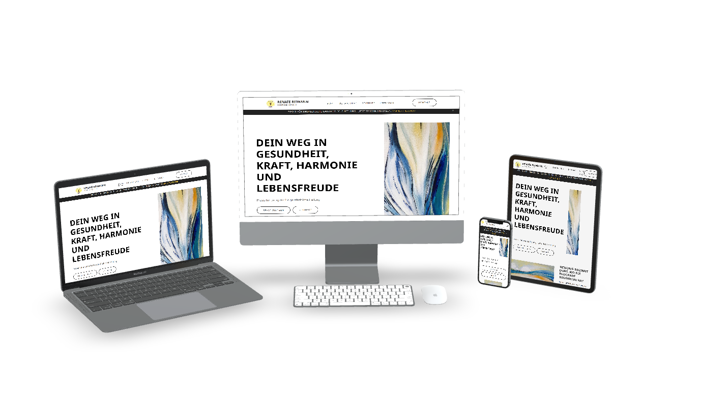 Website von Renate Reimann auf mehreren Ger&auml;ten